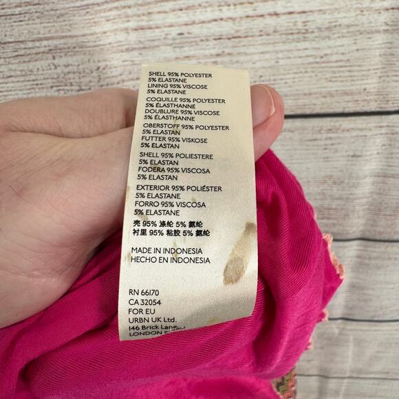 Anthropologie A+ Maeve Arely Knit Multi Color Chevron Maxi Skirt Womens 1X - Picture 9 of 11